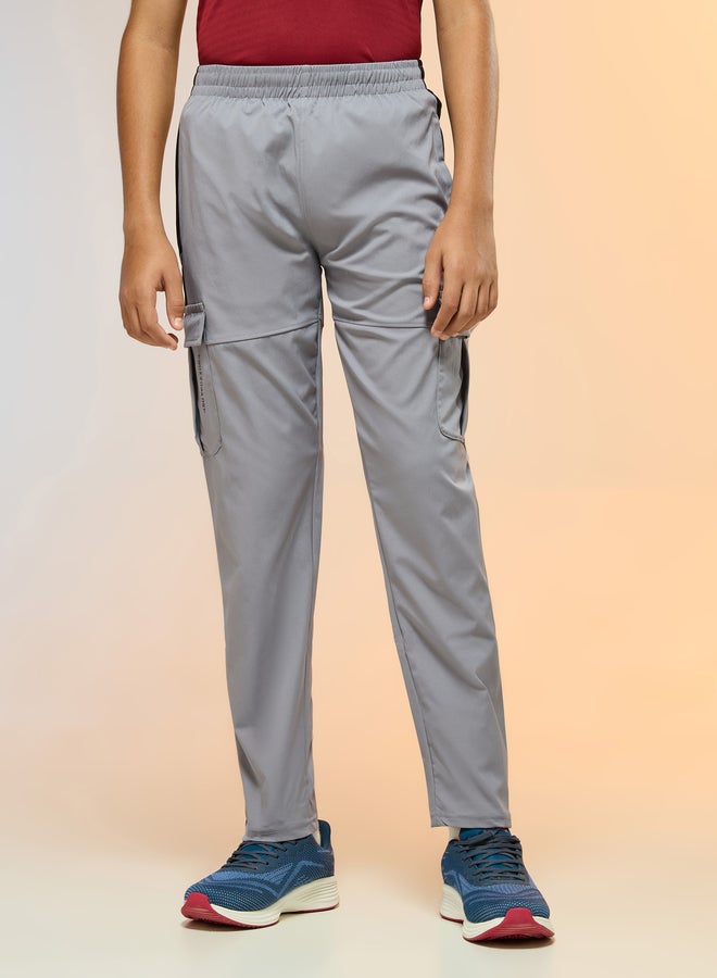 Technosport Teen Straight Fit Sports Cargo Track Pants - Image 2