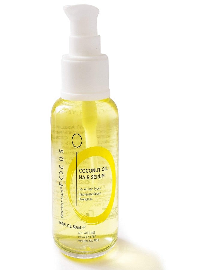 FOCUS سيروم شعر جوز الهند المثالي - زيت شعر طبيعي مدعوم بزيت الزيتون البكر الخام، وزيت اللوز الحلو، والكيراتين - زيت شعر مهدئ للشعر المجعد، الجاف والتالف - 50 مل (1 عبوة) - Image 5