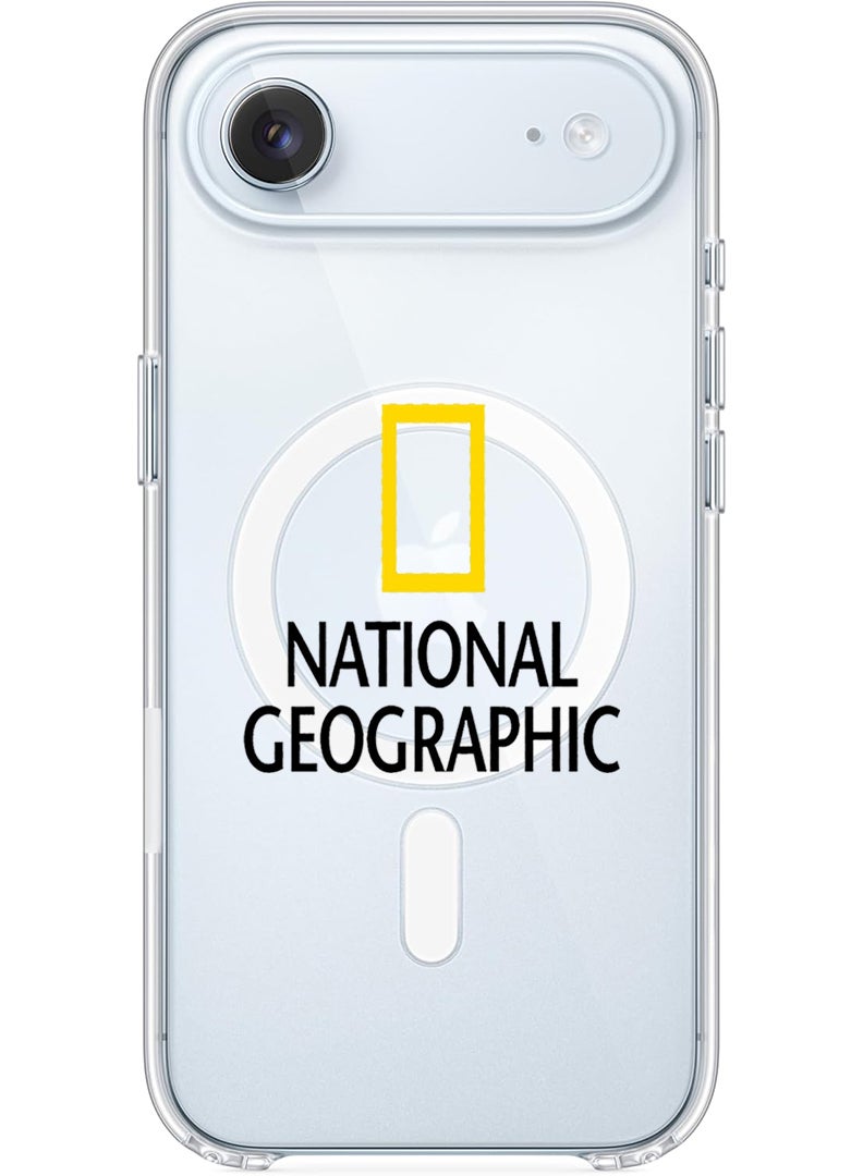 Theodor Magnetic Case for Apple iPhone 17 Air Compatible with MagSafe Wireless Charging, Shockproof Phone Bumper Cover - National Geography - Image 1