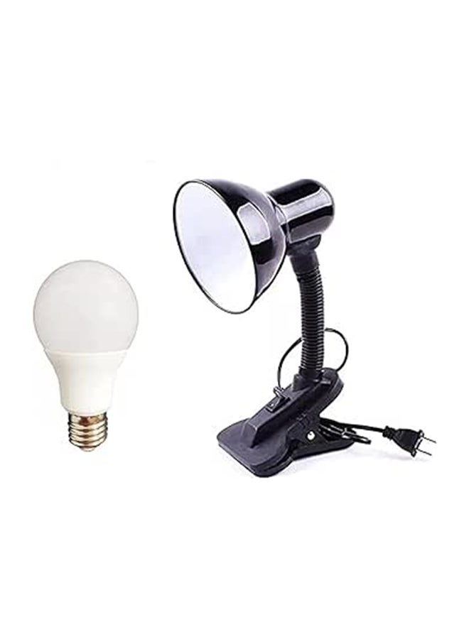 Black + LED 12w White LED Lamp