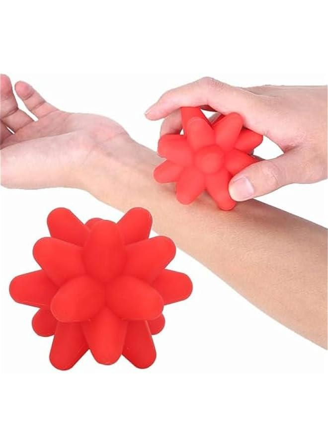 Loquat Deep Tissue Trigger Point Massage Ball for Myofascial Release and Mobility Recovery - Silicone Foot Acupoint Massager for Exercise - Image 2