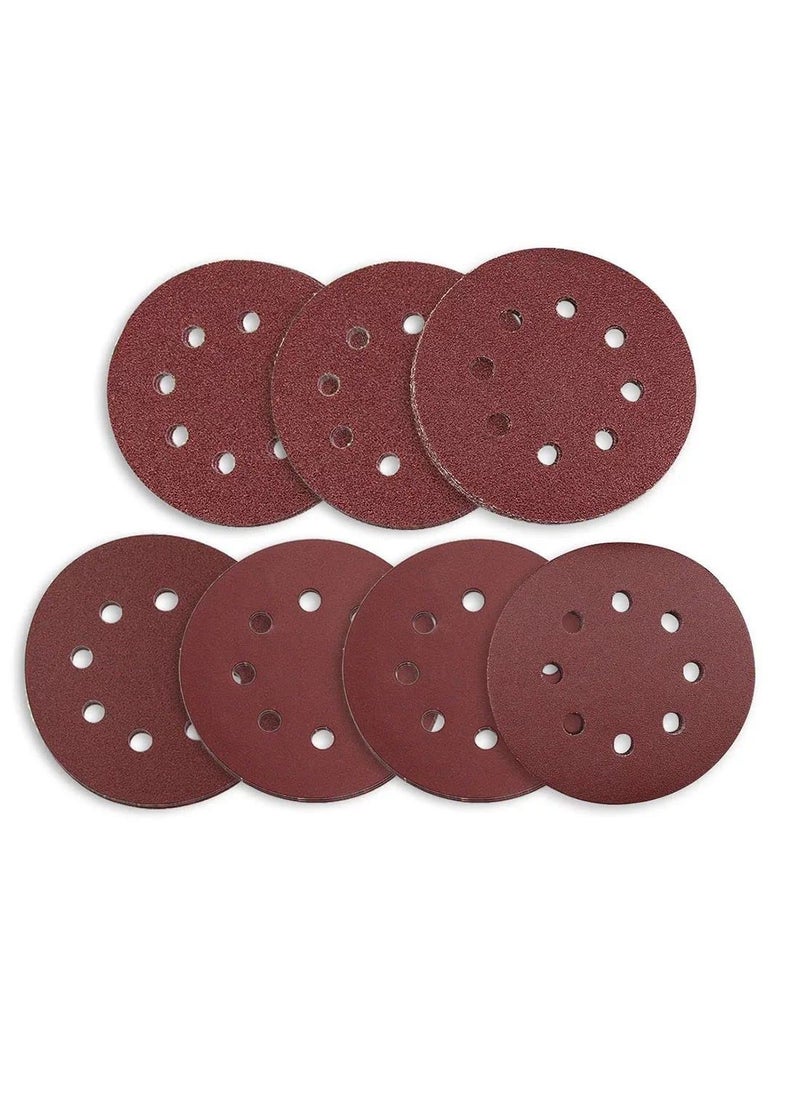 Stallion Round Sanding Discs 5Inch Hook Loop Sandpaper for Orbital Sander Premium Abrasive Pads for Wood Metal and Auto Body 8Hole Design for Dust Extraction Assorted Grits Available  - Image 2