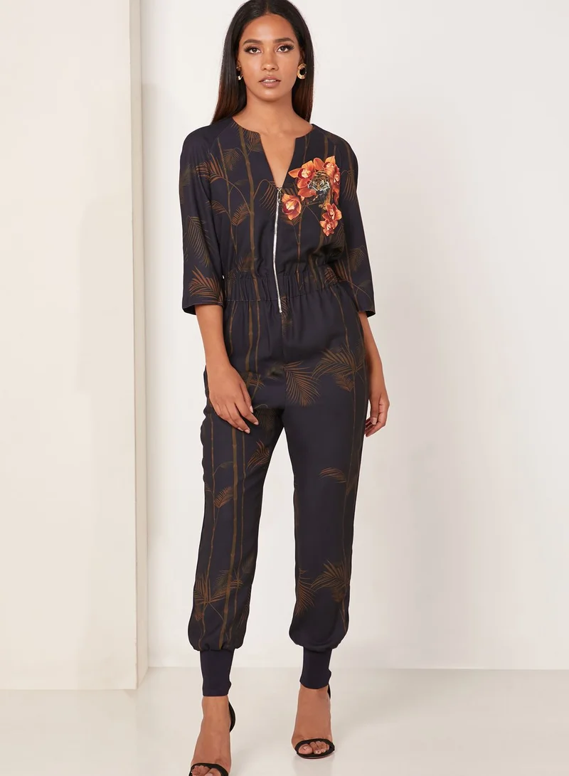 Ted Baker Kylys Zip Front Jumpsuit