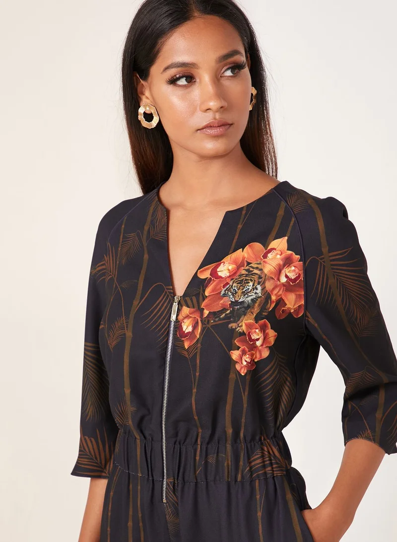 Ted Baker Kylys Zip Front Jumpsuit