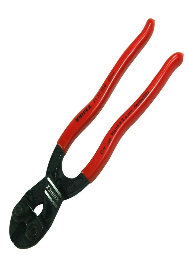 KNIPEX - 71 31 200 Tools - CoBolt Compact Bolt Cutter With Notched Blade (7131200), 8-Inch