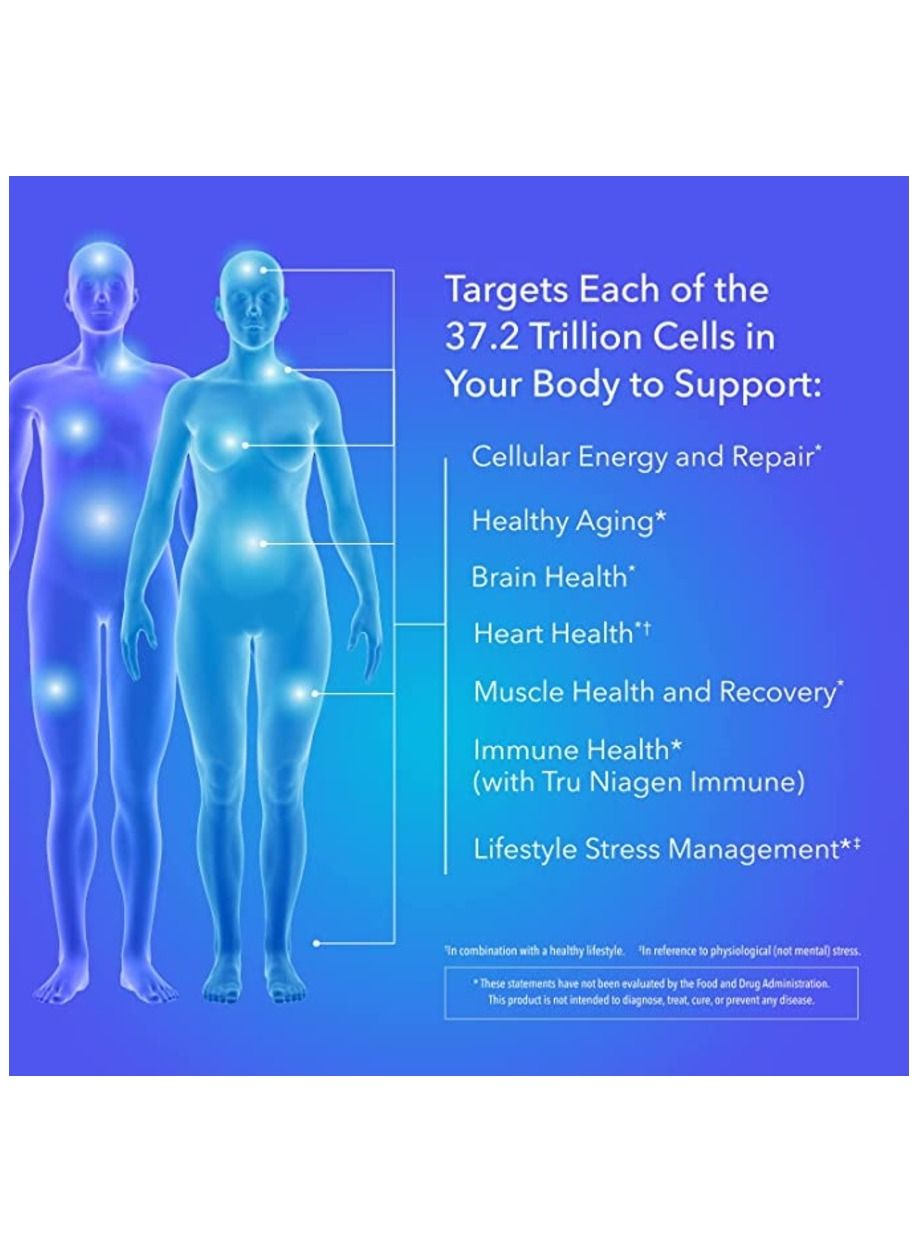 120Ct/300Mg Multi Award Winning Patented Nad+ Boosting Supplement - More Efficient Than Nmn - Nicotinamide Riboside For Cellular Energy Metabolism & Repair, Vitality, Muscle Health, Healthy Aging