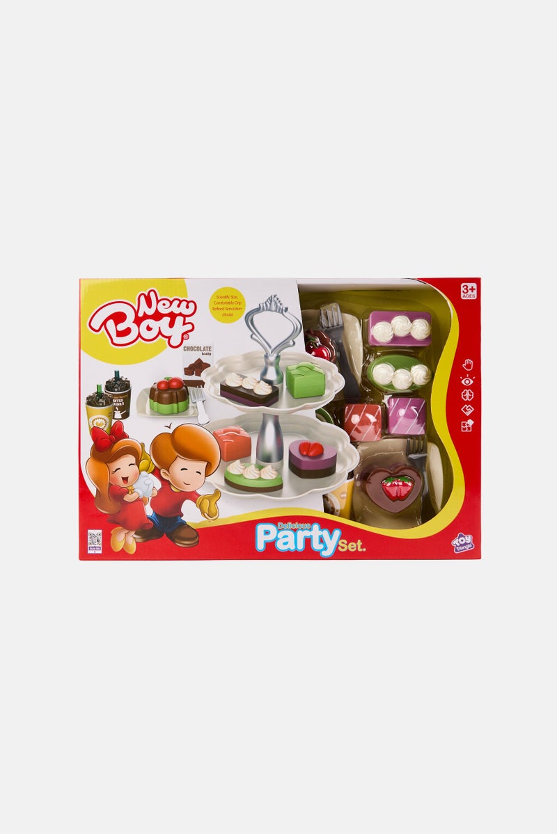 New Boy 22-Pieces Play Food And Accessories Delicious Party Set - Image 1