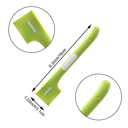 DonLeeving 4 Pack Pet Supplies - Can Food Mixing Spoons, Canned Scoop for Cat & Dog Feeding, Wet Food Storage (Green + Gray) - Image 2