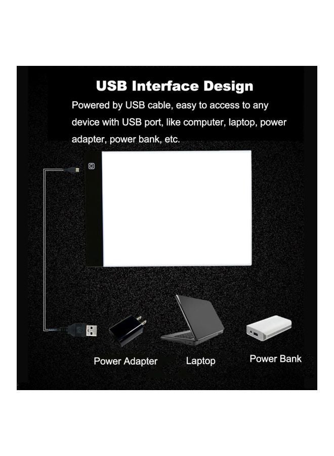 NIBEMINENT A4 LED Drawing Board White/Black - Image 4