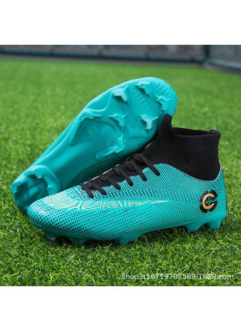 Plus Size 46-49 Soccer Cleats for Artificial Turf Spike Moonlight