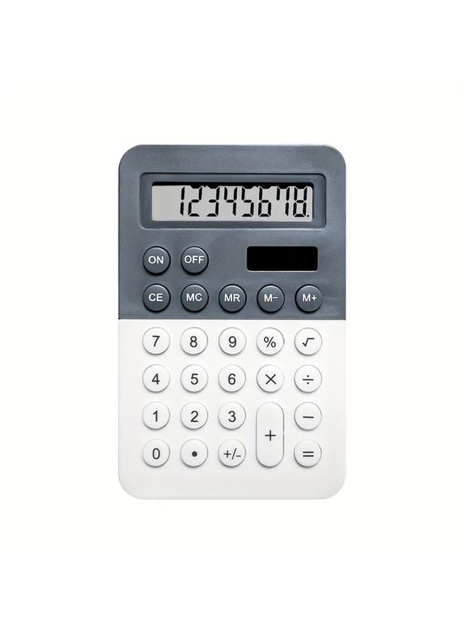 Green Mini Office Calculator Solar and Battery Dual Power Pocket Size for Finance Accounting - Image 5