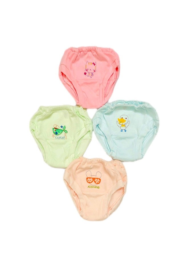 heartbury Baby Girls Cotton Blend Panties (Pack of 8) (AM-UND-12_Multicolour_6 Months-12 Months) - Image 3