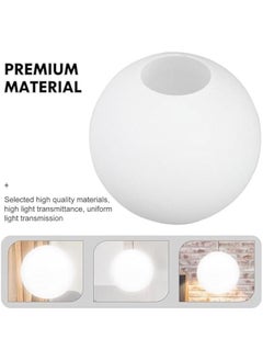 Arabest Glass Globe Lamp Shade Replacement Lamp Post Round Ball Covers Pendant Wall 6-7cm  - Image 2