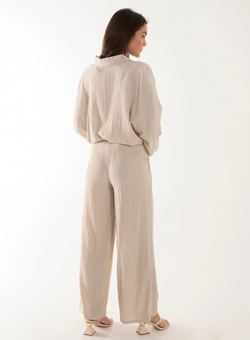 بلو فانيلا قميص وافل