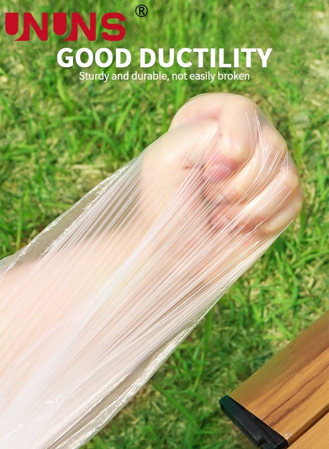 UNUNS 30pcs Disposable Tablecloths,Plastic Table Cloths Disposable,Elastic Desk Cover Rectangle Waterproof,Plastic Tablecloth Camping Picnics Essentials Indoor Outdoor Use,150x70cm - Image 4