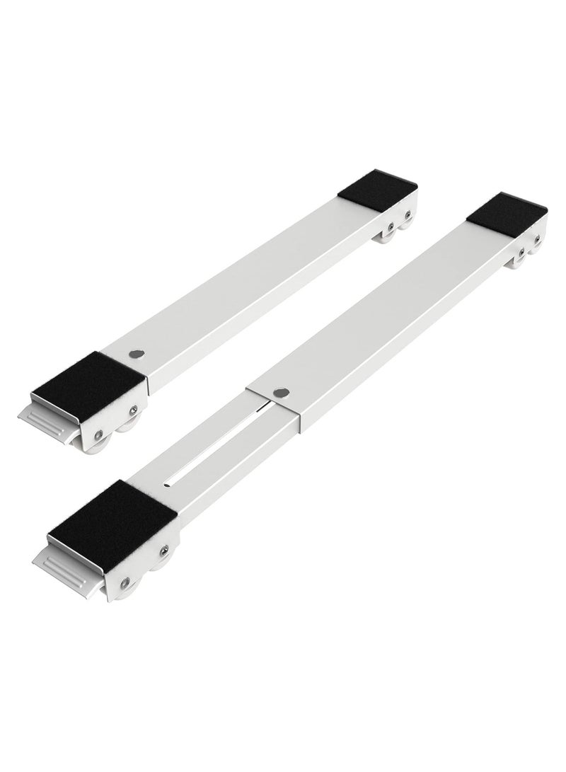 DubaiGallery عربة نقل الأجهزة الثقيلة القابلة للتعديل، قاعدة غسالة، عربة دوللي متعددة الوظائف، قاعدة للأجهزة، لعربة الثلاجة والغسالة والمجفف، عربة متحركة للطرود - Image 3