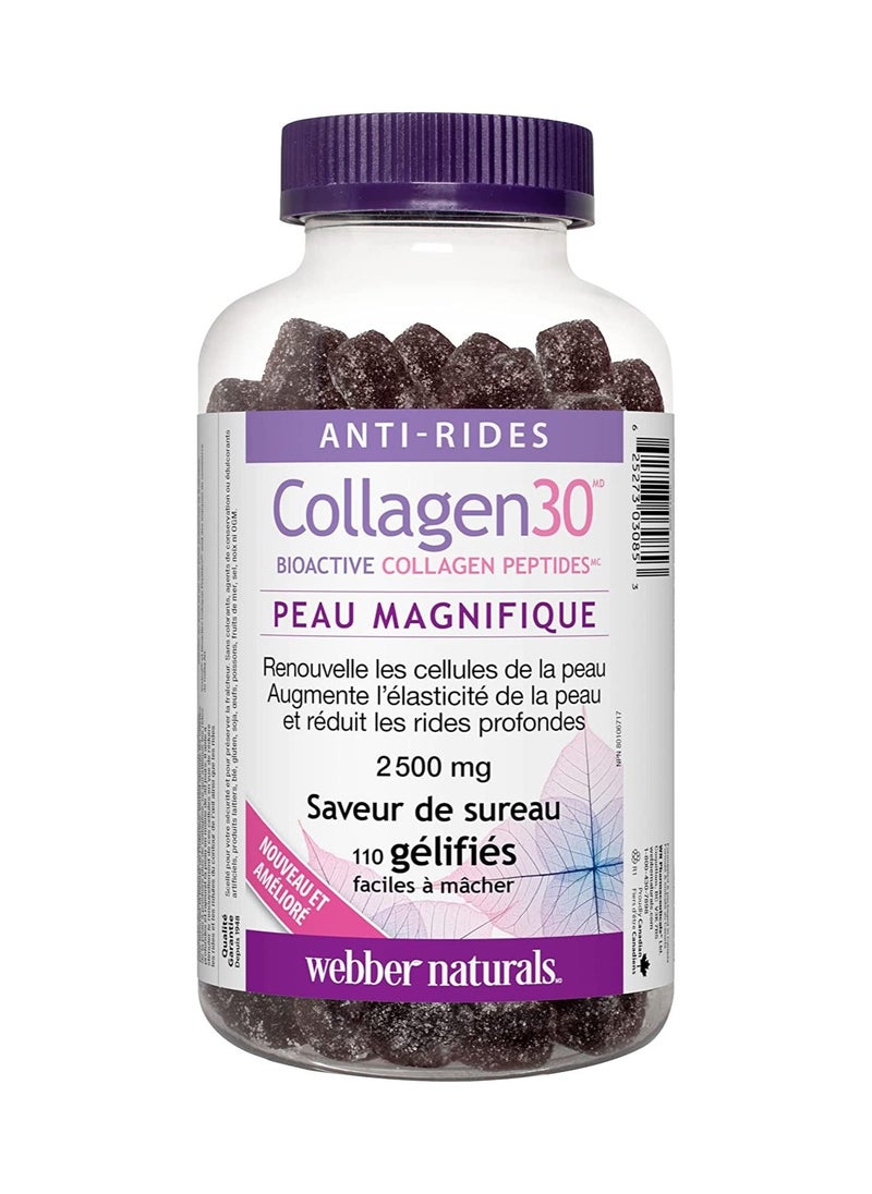 Webber naturals Webber Naturals Collagen30 Anti-Wrinkle 2,500mg 110 Gummies  - Image 4