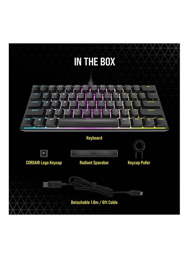 CORSAIR K65 Mini MX Red - Image 4