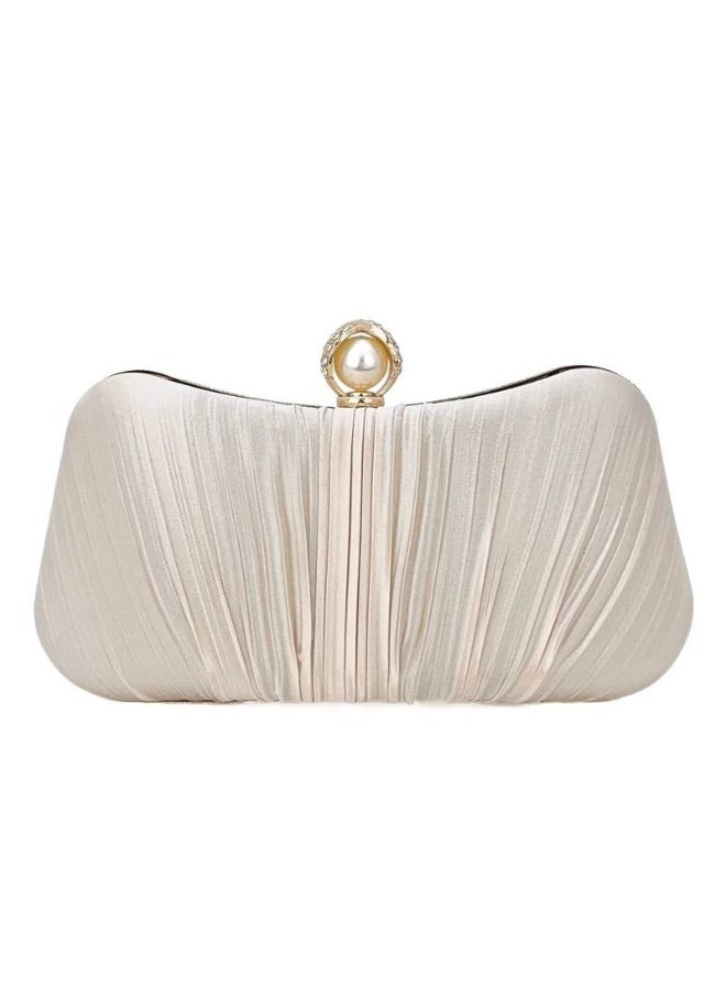 مجرد ركن جميل حقائب يد نسائية أنيقة من الساتان المطوي - Image 3