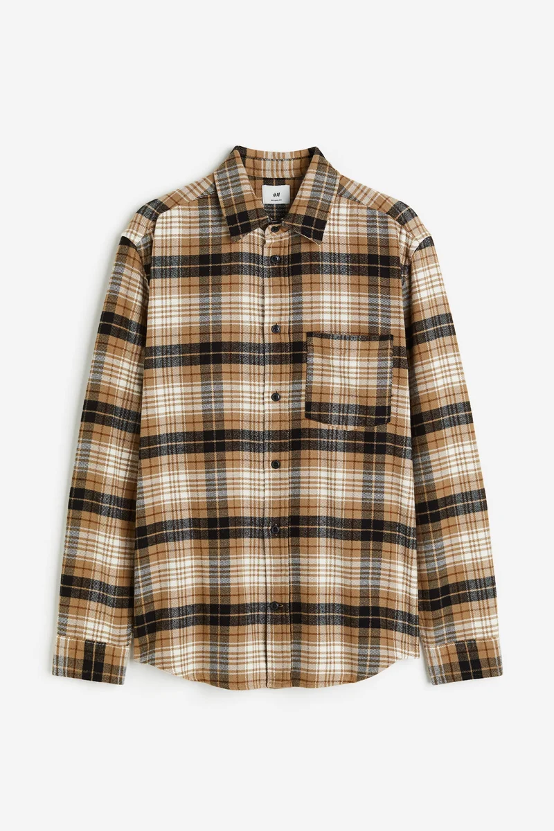 H&M Checked Regular Fit Shirt