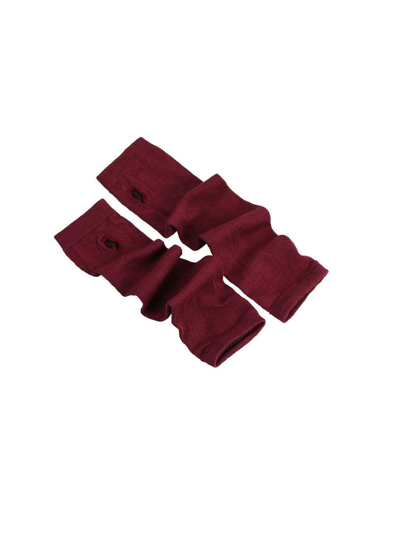 Loquat Fingerless Cotton Gloves Sleeves 