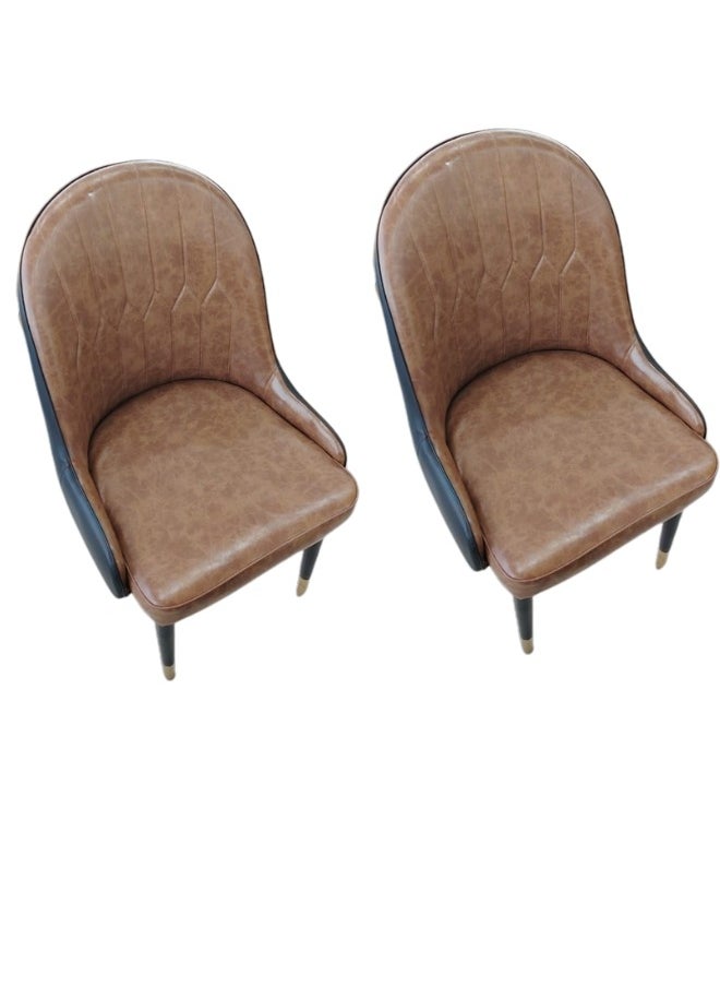 SMART HOME 2-Piece Chairs Set, Modern Comfortable Padded Chair for Living Room, Dining Chair, Makeup Room Chair, Cafe Chair  - Image 3