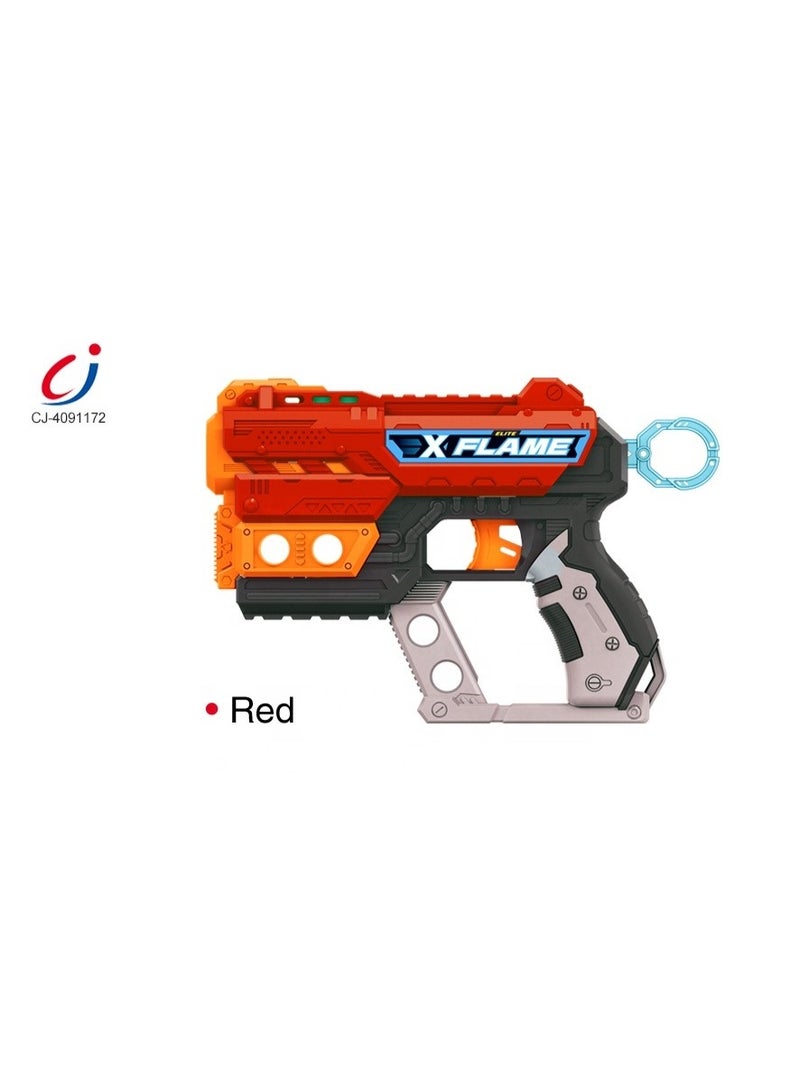 Foam Blaster Gun Toy With 8 Bullets - Red - Image 3