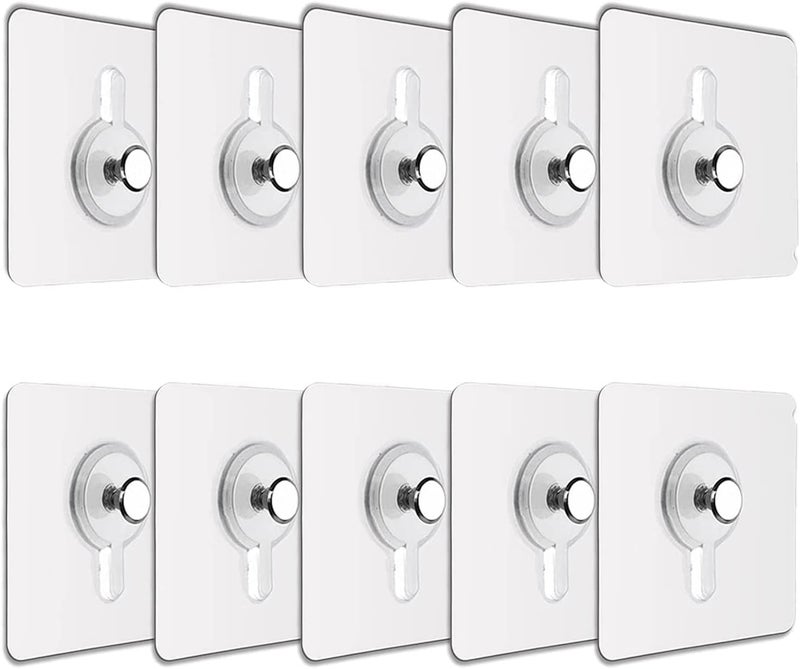 HOUSONIC Enterprise Screw Free Wall Hooks, Use for Kitchen,Bathroom,Home, No-Trace Sticker and Adhesive Wall Hook,(Pack of 15) - Image 1