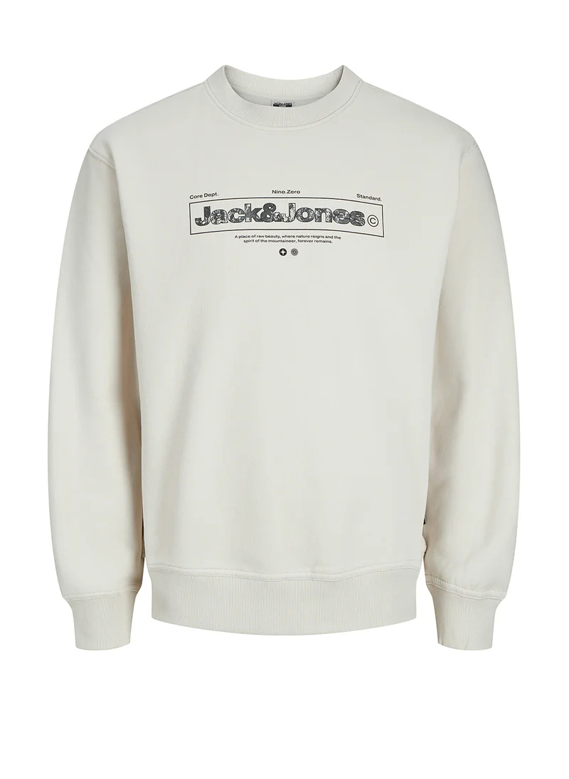 JACK & JONES Graphic Crew Neck Sweatshirt