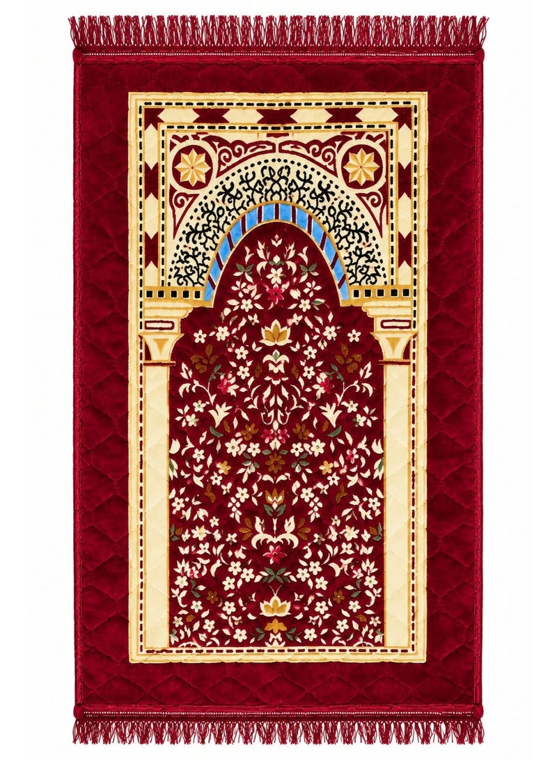 Anti-Slip Velvet Thick Prayer Mat 80x120cm - Image 1