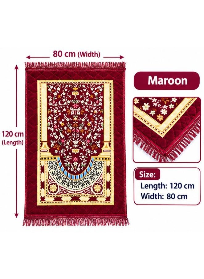 Anti-Slip Velvet Thick Prayer Mat 80x120cm - Image 2