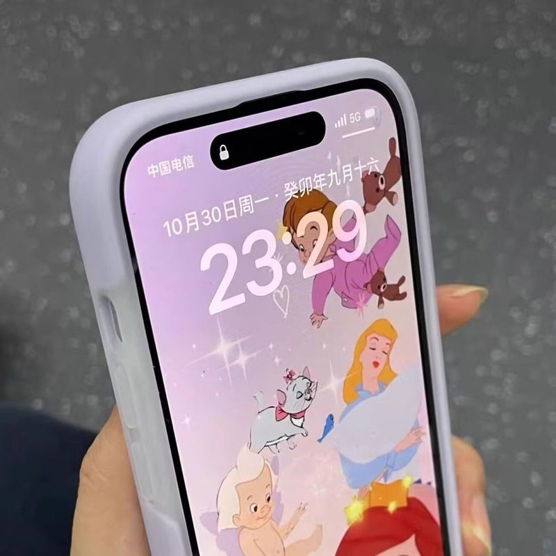 غطاء واقي، لـ iPhone 16 / 16 Plus / 16 Pro / 16 Pro Max، بنفسجي باللون البنفسجي لترتيب الأغراض للاستخدام العملي للحمل اليومي - Image 1