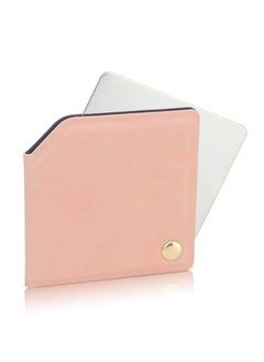 Stainless Steel Compact Mirror with PU Leather Sleeve, Unbreakable Travel Makeup Mirror, Rotary Square Pocket Mirror, Portable Purse Mirror, Mini Mirror (Stainless Steel Pink) - pzsku/Z027826F7C204F39A729BZ/45/_/1706699424/19f853f3-7fe8-4171-bbf8-443d5df19016