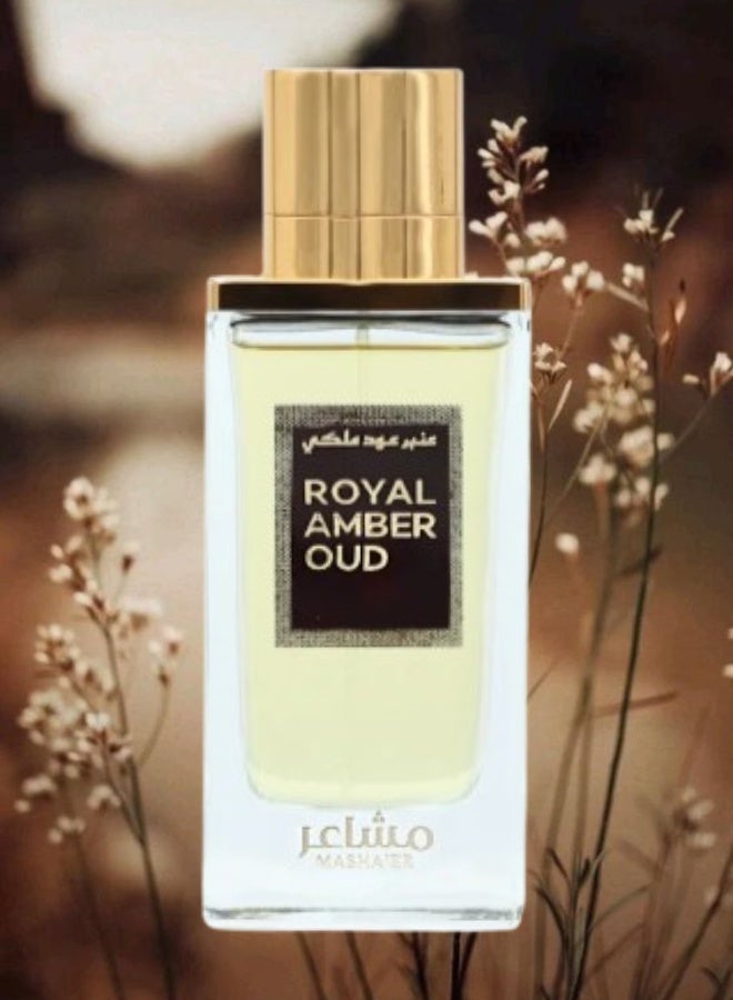 Mashaer Royal Amber Oud Perfume 100ML - Image 2