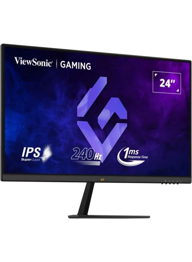 ViewSonic VX2479A-HD-PRO 24 Inch FHD Gaming Monitor | 240Hz Refresh Rate | 1ms Response Time | Black - Image 2