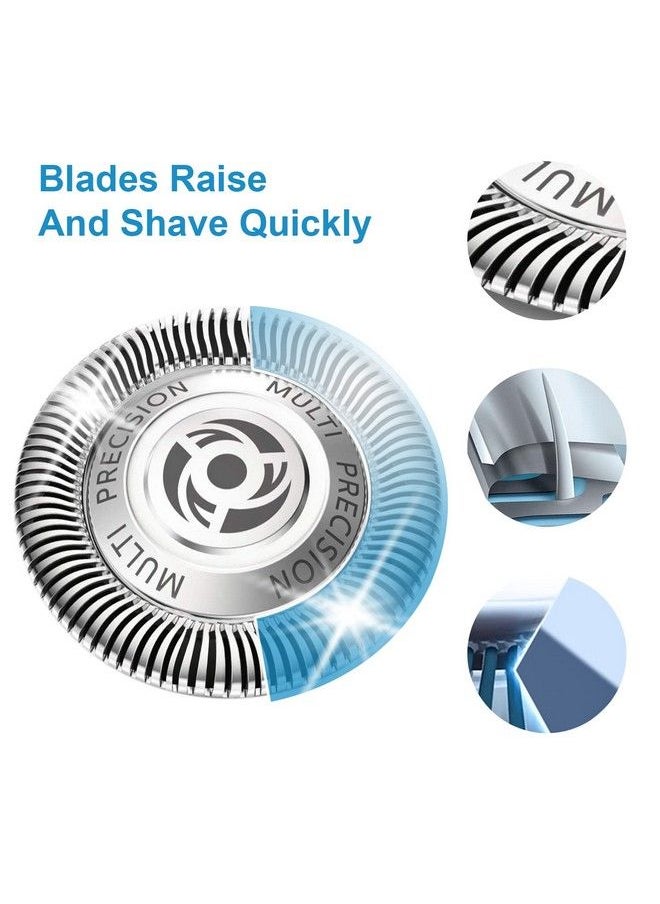 tuokiy - Sh50 Replacement Heads For Philips Norelco Series 5000 Norelco 5000 Replacement Heads Sh50 Replacement Blades. - Image 1