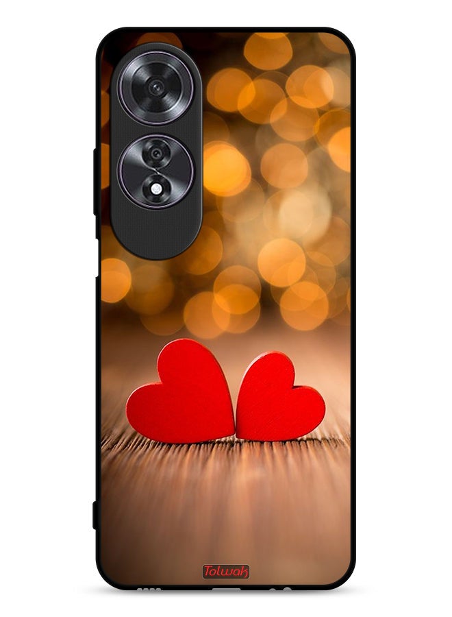 Tolwak Oppo A60 Protective Case Cover Two Beautiful Hearts - Image 1