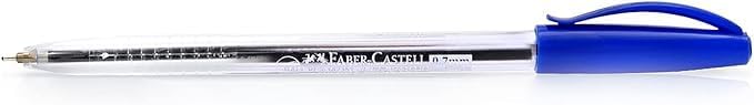 Faber-Castell 1423 Ball Pen 0.7mm Box of 10 Blue Pens - Image 3