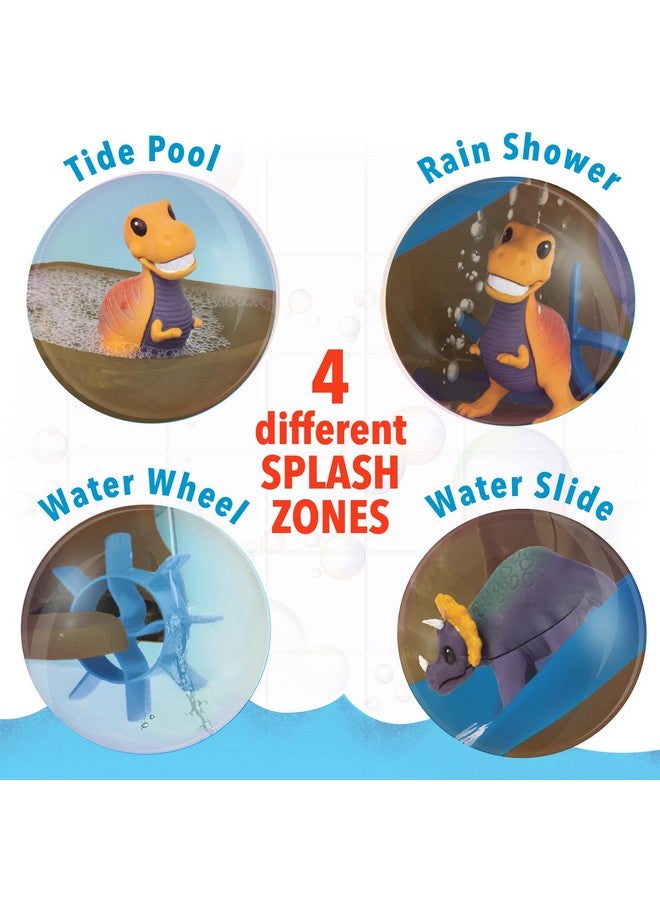 MindWare Dinosaur Color Splash Water Park Bathtub Playset - Interactive Bath Toys with Color Changing Dinosaur Figures - Gift for 3 Year Olds and Up - Image 3