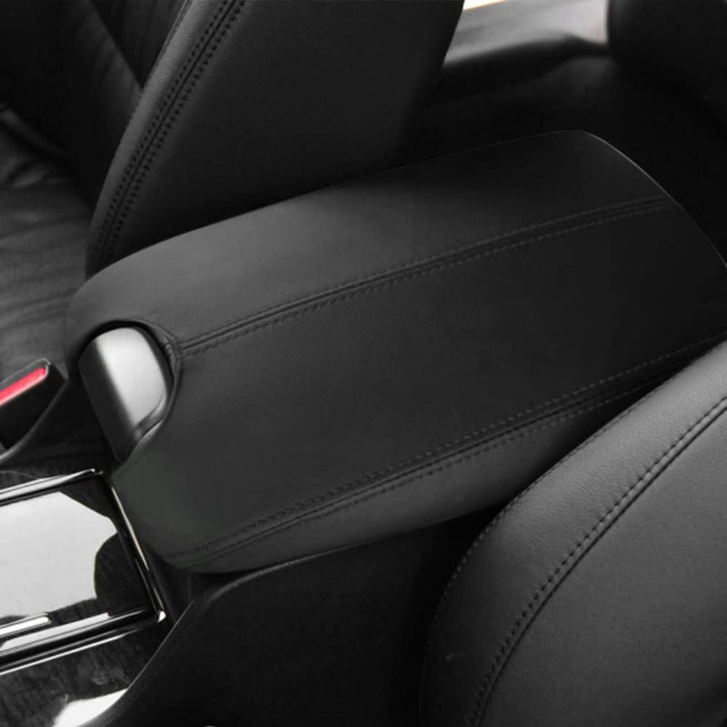 DEYTOP Center Console Cover for Honda Accord 20082012 Car Armrest Cover for Honda Accord 2008 2009 2011 Accessories AntiScratch Leather Armrest Protector Black 20082012