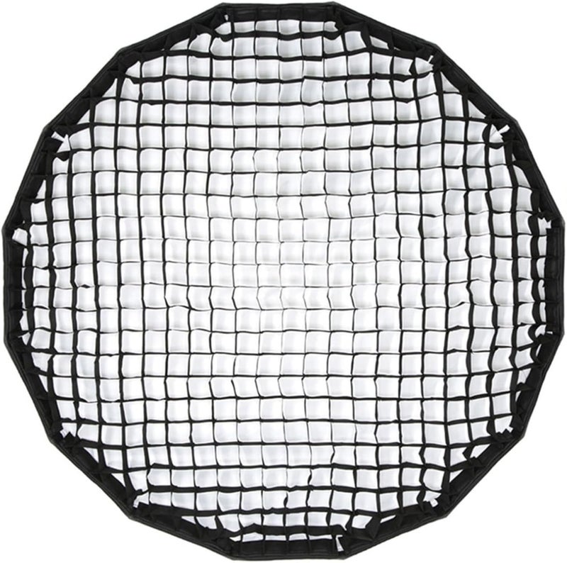 SHOPEE معدل ضوء شبكي ناعم على شكل ثماني الأضلاع 90 سم لمظلة صندوق ناعم صندوق قابل للطي تصوير فوتوغرافي استوديو فلاش إضاءة (90 سم شبكي) - Image 1