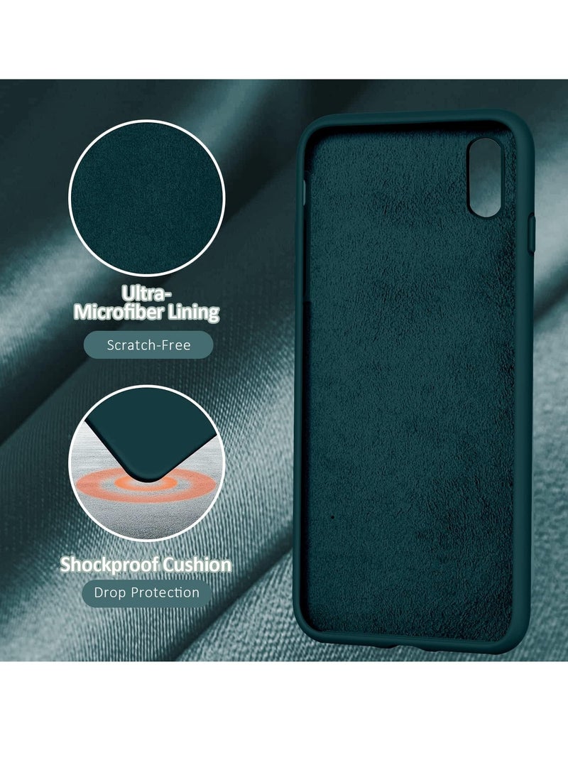 MIGOFAST Liquid Silicone Gel Cover with Full Body Protection Anti-Scratch Shockproof Case Compatible with iPhone XS Max - Image 5