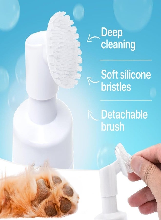 Sage Square Dog Paw Cleaner Monarch Mist: Effortless Paw Cleaning, Hygienic | Convenient Brush Attachment | Easy Cleaning During Bath, Grooming, Dry Bath, Walk & Everyday Use | Dog, Cat, Puppy | 100ml - Image 4