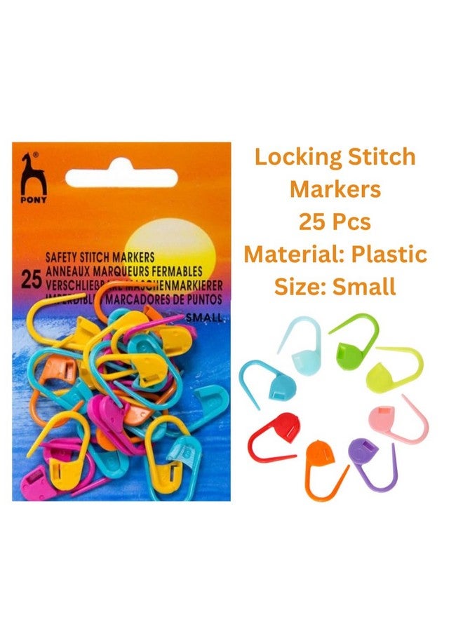 Artonezt 80cm Circular Knitting Needle with Soft Cable Size No. 9 to 12 + Locking Stitch Markers DIY Crafts Knitting Needlework Set of 5 Sweater Needles Knitting Tools Accessories for Home - Image 3