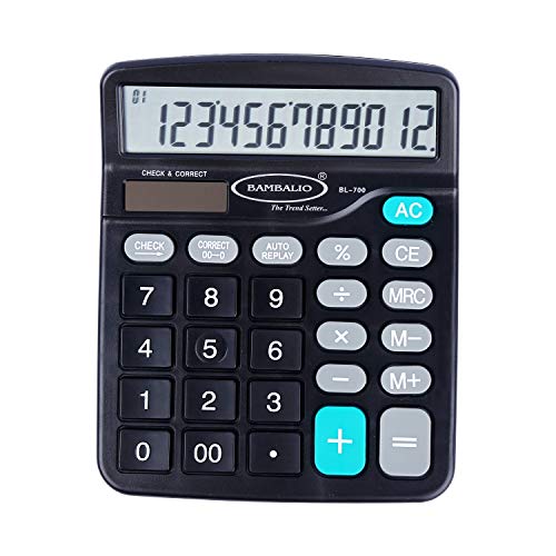 Bambalio12 Digits BL-700 Electronic Calculator, 3 Years Warranty - Image 1