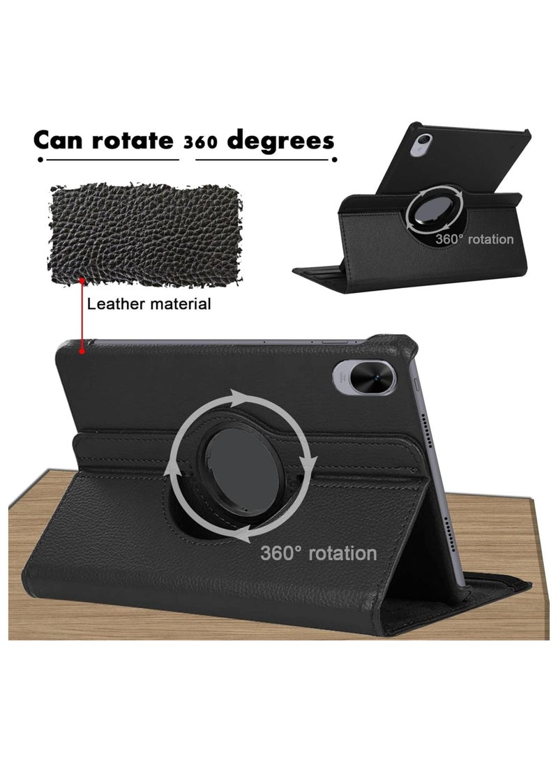 Leather Case compatible with Huawei Matepad 11.5s 2024 Tablet Cover, Rotating Case Tablet PU Leather Protective Cover, 360 Degree Stand Multi-angle Pocket fit for Huawei Matepad 11.5s 2024 - Image 2