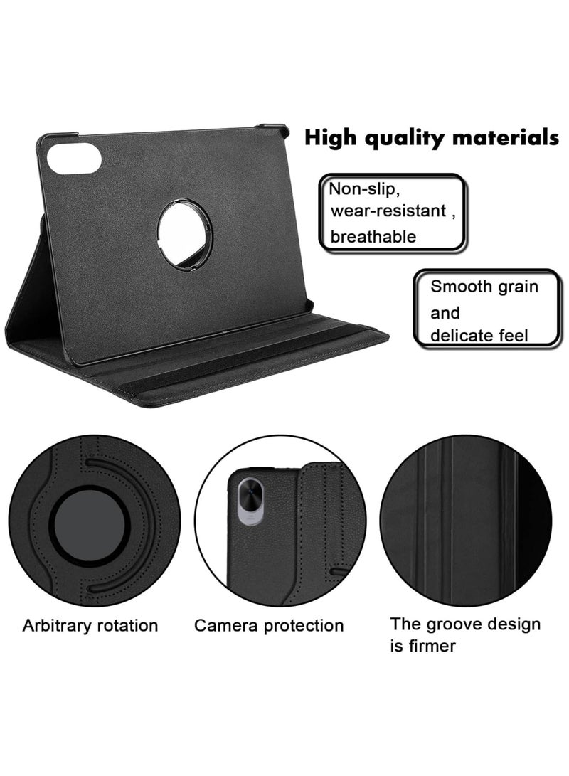 Leather Case compatible with Huawei Matepad 11.5s 2024 Tablet Cover, Rotating Case Tablet PU Leather Protective Cover, 360 Degree Stand Multi-angle Pocket fit for Huawei Matepad 11.5s 2024 - Image 4