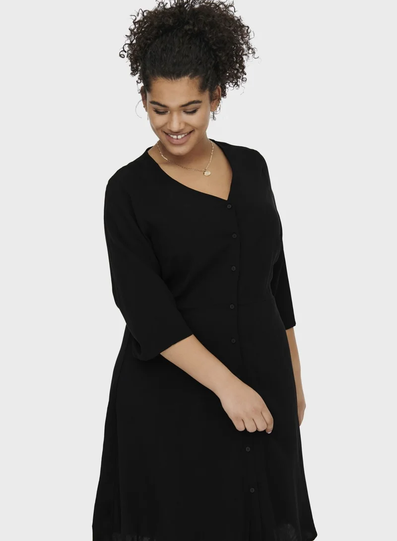 Only Carmakoma Button Front Dress