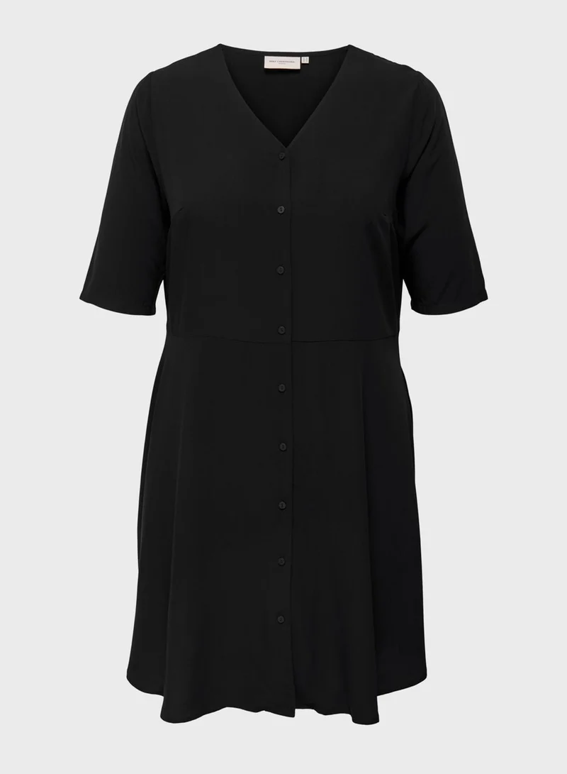 Only Carmakoma Button Front Dress