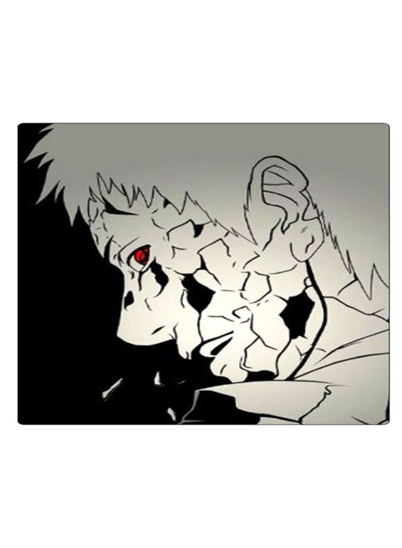 RKN Printed Anti-Slip Gaming Mouse Pad Grey/Black/Red